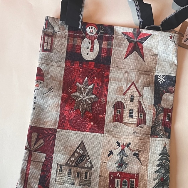 Tote bag 'Kleurrijke kerst'